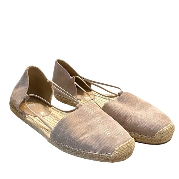Eileen Fisher Lee Espadrille Flat size 10 suede minimalist casual beachy - Picture 4 of 14